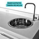 Ver imagem 5 de Besten Cuba Fabricada com Aço Inoxidável - Tamanho 30x15cm