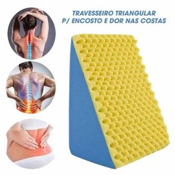 Travesseiro Triangular c/ Capa Amamentação Leitura Pernas - 4