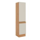 Ver imagem 3 de Paneleiro Planejado 2 Portas 50cm Aroeira CabeCasa MadeiraOriginals Cinza/Sereno