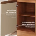 Ver imagem 7 de Paneleiro Planejado 2 Portas 50cm Aroeira CabeCasa MadeiraOriginals Cinza/Sereno