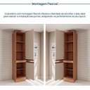 Ver mais imagens de Paneleiro Planejado 2 Portas 50cm Aroeira CabeCasa MadeiraOriginals Cinza/Sereno