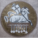 Ver imagem 1 de Símbolo Sacro I Cordeiro de Deus - Símbolo de Cristo Mosaico 150cm