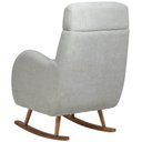 Ver imagem 7 de Poltrona de Amamentação com Balanço Base Milka Ternura D02 Linho Verde Claro C-47 - Lyam Decor