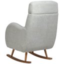 Ver imagem 7 de Poltrona de Amamentação com Balanço Base Milka Ternura D02 Linho Verde Claro C-47 - Lyam Decor
