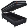 Cama Box Baú com Colchão Solteiro Americano Molas Ensacadas New Barcelona Firme Fortezza 96x203 Fort - 2