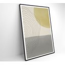 Ver imagem 5 de Quadro Abstrato Circulo, Linhas e Retângulo - 120x80 Cm - Tecido Canvas