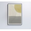 Ver imagem 6 de Quadro Abstrato Circulo, Linhas e Retângulo - 120x80 Cm - Tecido Canvas