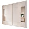 Guarda Roupa Paris Plus 2 Portas de Correr Branco Acetinado - Móveis Europa - 2