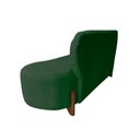 Ver imagem 4 de Sofá 3 Lugares Orgânico Curvo Tókio 180cm Veludo Verde