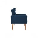 Ver imagem 6 de Poltrona Decorativa para Dakota Veludo Matrix - Azul Azul