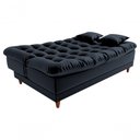 Ver imagem 4 de Sofá Cama 3 Lugares 1,85 Mts Duda Matrix Preto