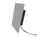 Ver imagem 2 de Balizador C/ Friso 3032 Embutido De Parede e Escada P/ Caixa 4x2 Cinza