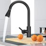 Torneira de Cozinha com Ducha Extensível Chuveirinho e Jato Monocomando de Água Quente e Fria - 7