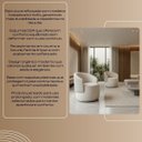 Ver imagem 7 de Poltrona Orgânica Elegante Anatômica Sala Quarto Recepção Compose Boucle Bege Corino Bege