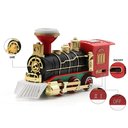 Ver imagem 2 de Trem Locomotiva com Trilho Led Som 22 Peças 45,6x40,6x8,6cm