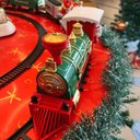 Ver imagem 1 de Trem Locomotiva com Trilho Led Som 22 Peças 45,6x40,6x8,6cm