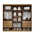 Ver imagem 2 de Guarda Roupa Casal Bellagio 6 Portas e 6 Gavetas com Espelho Novo Horizonte