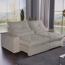 Ver imagem 1 de Sofá 4 Lugares 2,50m Retrátil e Reclinável Átila Bom Pastor