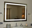 Ver imagem 5 de Espelho Led 90x50 Botão Touch Luz 3 Cores Frio Neutro Quente Iluminação Jateado
