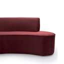 Ver imagem 5 de Sofá Porto D07 4 Lugares 230cm Vermelho Veludo para Sala Living D'Rossi