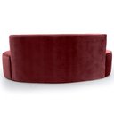 Ver imagem 2 de Sofá Porto D07 4 Lugares 230cm Vermelho Veludo para Sala Living D'Rossi