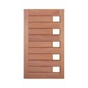 Ver imagem 2 de Porta de Madeira Maciça 215x112cm Mexicana Cedro Arana