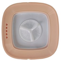 Mini Maquina de Lavar Touch Roupas Inteligente Portatil Dobravel Balde 5 Litros Timer Transporte Lav - 3