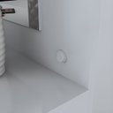 Ver imagem 5 de Penteadeira com Led com Espelho 4 Gavetas e Porta - Chanel - Branco Hp