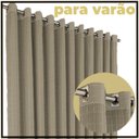 Ver imagem 5 de cortina blackout Para varão Milam 6,00 x 2,70 ilhios bege