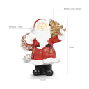 Ver imagem 6 de Figura Natalina Mini Papai Noel com Árvore de Resina 18cm Bravadecor