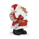 Ver imagem 3 de Figura Natalina Mini Papai Noel com Árvore de Resina 18cm Bravadecor