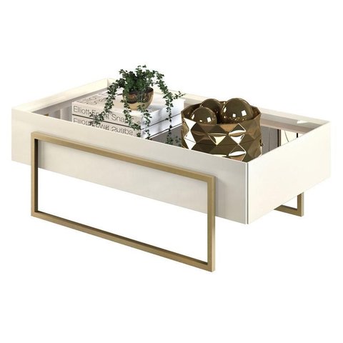 Mesa de Centro Suri Off White – Dj Móveis