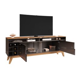 Rack Sala Wine para TV até 60 Polegadas com Pés em Madeira - 3