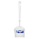Ver imagem 1 de Escova Sanitária para Banheiro com Pote de Plástico Branco Sanilux Bettanin