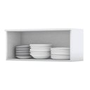 Ver imagem 2 de Armário Aéreo 1 Porta Basculante 80 Cm Nova York Branco Hp - Henn