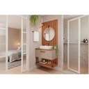 Ver imagem 1 de Conjunto Banheiro c/Esp Duna/Lua 80cm Cappuccino/Freijo MGM
