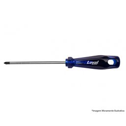 Chave Phillips Loyal P.magn Acetato Azul Cv e 3/8x 6 - 1