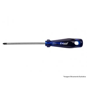 Chave Phillips Loyal P.magn Acetato Azul Cv e 3/8x 6