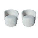 Ver imagem 1 de Kit 2 Poltronas Decorativa Beatriz Orgânica Linho Bege
