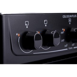 Fogão Atlas 4 Bocas Preto com Forno Limpa Fácil Coliseum Plus Forno 50l - 4
