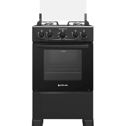 Fogão Atlas 4 Bocas Preto com Forno Limpa Fácil Coliseum Plus Forno 50l - 1