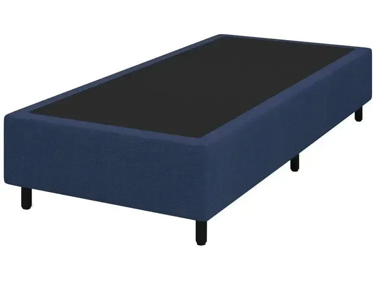 Ver imagem 1 de Cama Box Baby 130x60 Bi-partida Suede/sintético:sued/ Azul