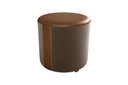 Ver imagem 1 de Puff Decorativo Sala Descando Copenhage Premium Veludo Marrom Matrix