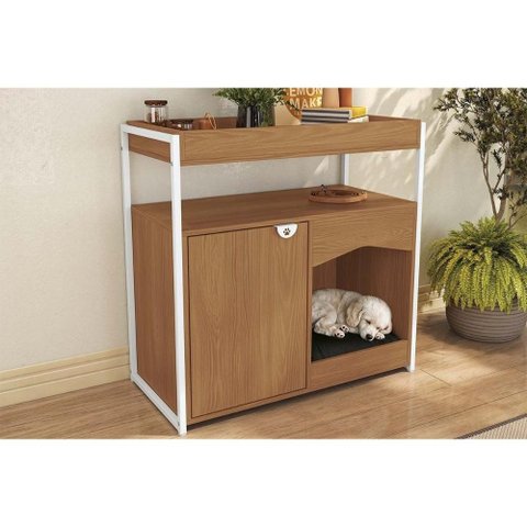 Cama Colchão Pet p/ Cão e Gato Mesa LI061 Kappesberg Branco