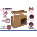 Ver imagem 5 de Cama Colchão Pet p/ Cão e Gato Mesa LI061 Kappesberg Branco