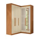 Ver imagem 2 de Guarda-roupa Modulação de Canto com Puxadores Mdf com Espelho Paris