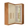 Guarda-roupa Modulação de Canto com Puxadores Mdf com Espelho Paris - 2