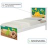 Cama Solteiro Infantil Dinossauro Jurássico Mdf/mdp Aventura Resistente - 3