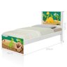 Cama Solteiro Infantil Dinossauro Jurássico Mdf/mdp Aventura Resistente - 2