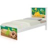 Cama Solteiro Infantil Dinossauro Jurássico Mdf/mdp Aventura Resistente - 6